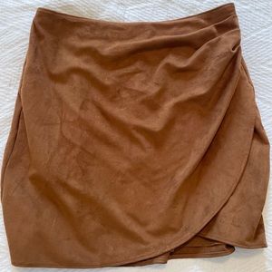 Abercrombie & Fitch suede skirt